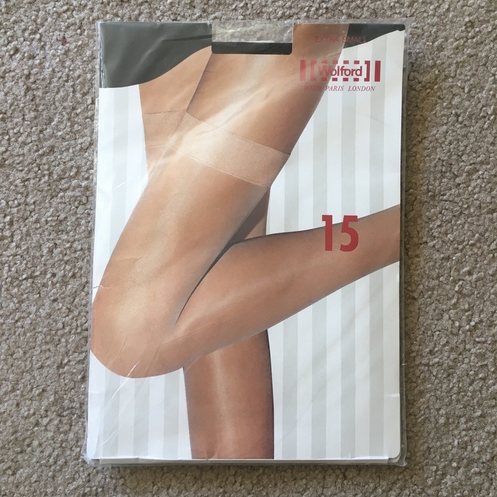 Wolford Fatal 15 seamless stay-up - black